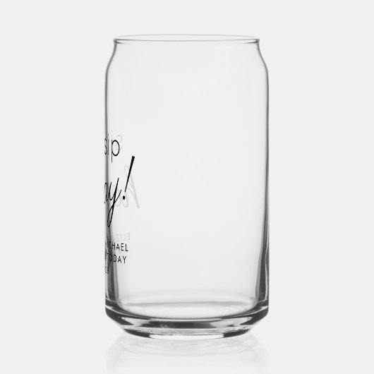 Fun Sip Sip Hooray Mariage Favoriser (Gauche)