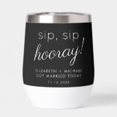 Fun Sip Sip Hooray Mariage noir (Arrière)