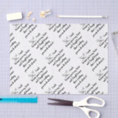 Fun Sister Gezegde Quote Cute Winking Cat Tissuepapier (Craft)