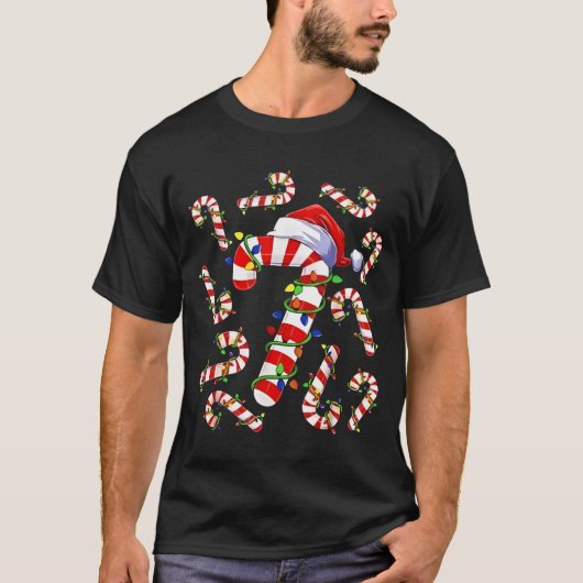Fun Six Seven 6 7 Meme Design Couples Christmas Ca T-shirt (Voorkant)
