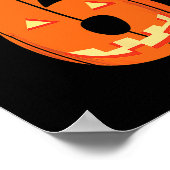 Fun Six Seven 6 7 Meme Design Couples Halloween Pu Poster (Hoek)