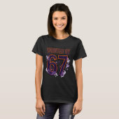 Fun Six Seven 6 7 Meme Design Couples Halloween  T-shirt (Voorkant volledig)