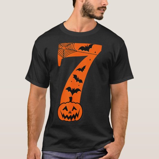 Fun Six Seven 6 7 Meme Design Couples Halloween T-shirt (Voorkant)