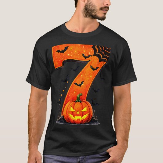 Fun Six Seven 6 7 Meme Design Couples Halloween T-shirt (Voorkant)