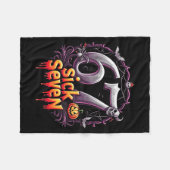 Fun Six Seven 6 7 Meme Design Fun Sick Seven Hallo Fleece Deken (Voorkant (Horizontaal))