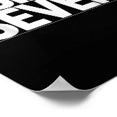 Fun Six Seven 6 7 Meme Design Poster (Hoek)