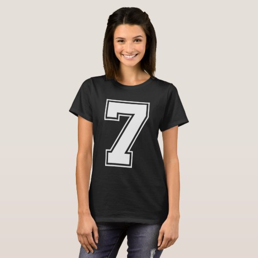 Fun Six Seven 6 7 Meme Design T-shirt (Voorkant volledig)