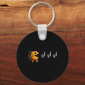 Fun Sketll Eating Buckets Parody Video Game Bll Sp Sleutelhanger (Voorkant)