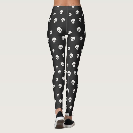 Fun Skulls Pattern Leggings (Achterkant)