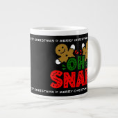 Fun Snapped Gingerbread Man Kerst Mok (Voorkant rechts)