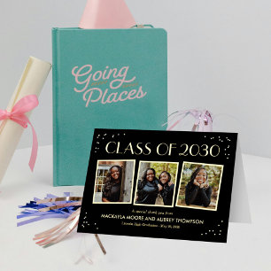 Fun Snapshots FOLIE Gevouwen foto Hartelijk dank Wenskaart