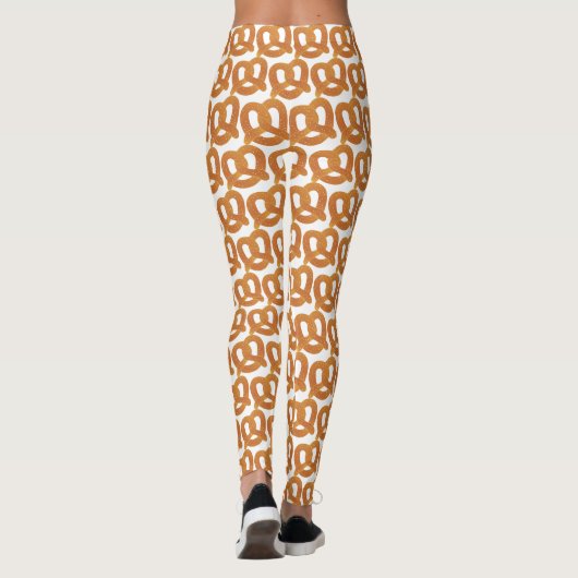 Fun Soft Pretzel Pattern Leggings (Achterkant)