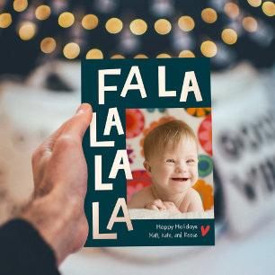 Fun Song Folie Holiday Kaart met kerstkaart