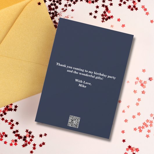 Fun Space Astronaut Planet Moon Stars, Schattige K Bedankkaart