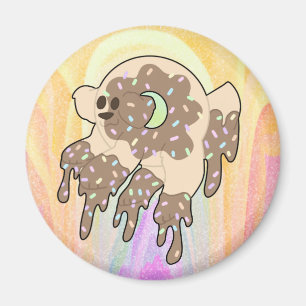Fun Sparkly Donut Dog Magnet Magneet