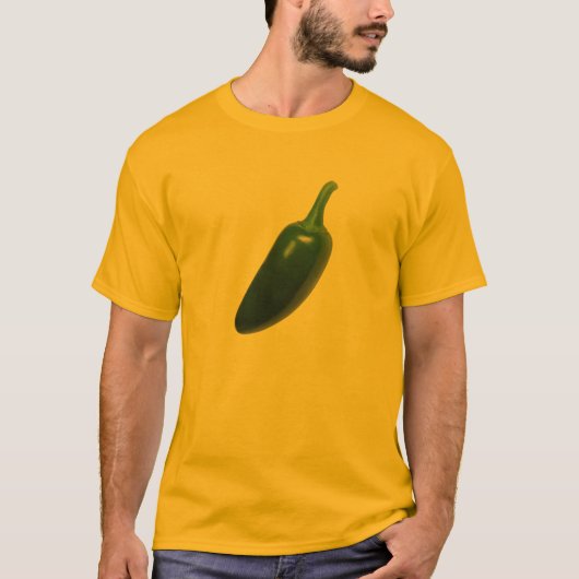 Fun & Spicy Jalapeno Pepper T-shirt (Voorkant)