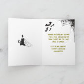 Fun Spooky Halloween Greeting Kaart (Binnen)