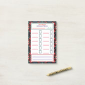 Fun Spooky Halloween Party Task Planner om lijst t Post-it® Notes (Op bureau)