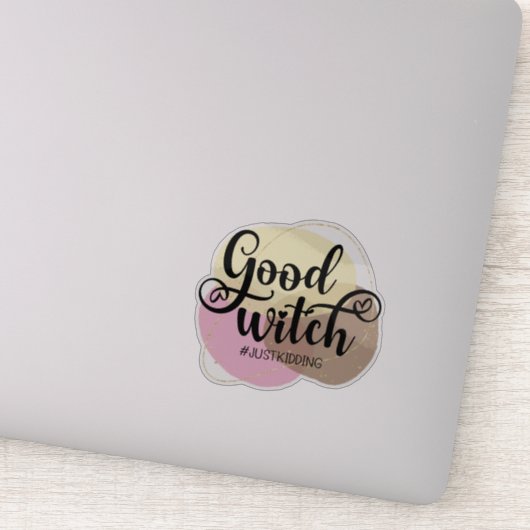 Fun, spooky Halloween quote Sticker (Detail)