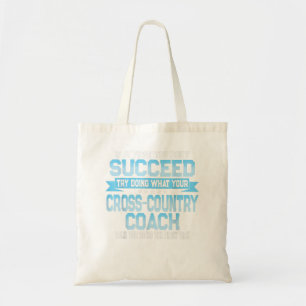 Fun Sport Coach Gift Funny Cross-country Gezegde Tote Bag