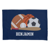 Fun Sport Fan Persoonlijk Kussensloop (Voorkant)