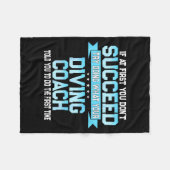 Fun Srt Coach Meme - Funny Diving Saying Fleece Deken (Voorkant (Horizontaal))