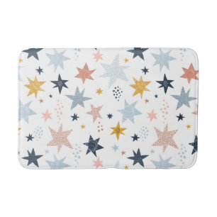Fun Star Pattern Badmat