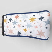 Fun Star Pattern Golfheadcover (Voorkant)
