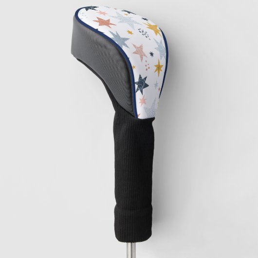 Fun Star Pattern Golfheadcover (Schuin)