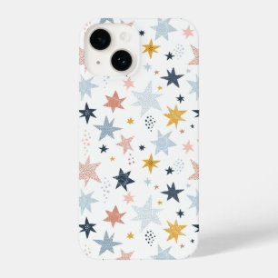 Fun Star Pattern iPhone 14 Hoesje