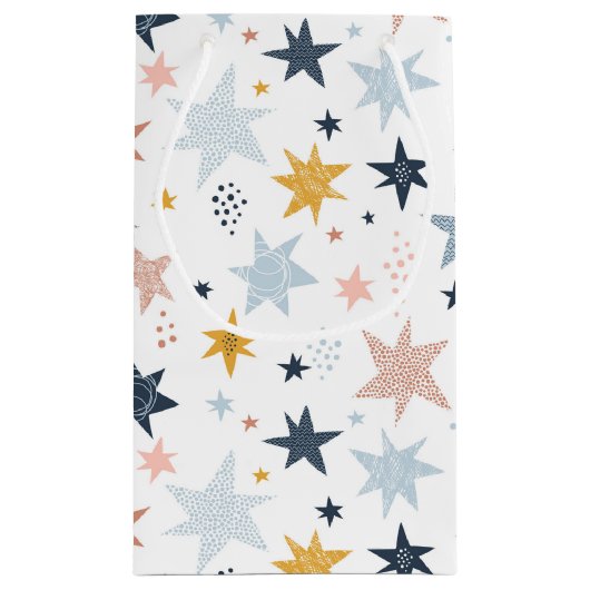 Fun Star Pattern Klein Cadeauzakje (Achterkant)