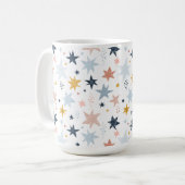 Fun Star Pattern Koffiemok (Voorkant links)