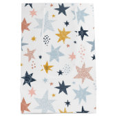 Fun Star Pattern Medium Cadeauzakje (Achterkant)