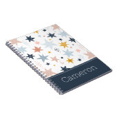 Fun Star Pattern Notitieboek (Rechterzijde)