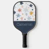 Fun Star Pattern Pickleball Paddle (Voorkant)
