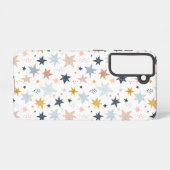 Fun Star Pattern Samsung Galaxy Hoesje (Achterkant horizontaal)