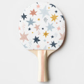 Fun Star Pattern Tafeltennisbatje (Voorkant)