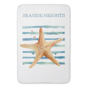 FUN STARFISH BEACH COASTAL VACATON BADMAT