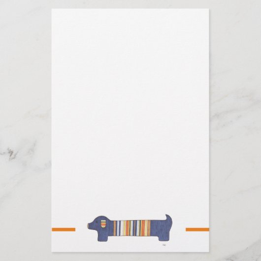 Fun Stationery - Dachshund #1 Briefpapier (Voorkant)