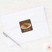 Fun Steak diner voeg berichtnaam sticker toe (Envelop)