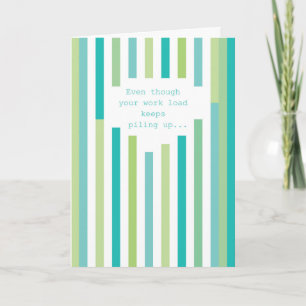 Fun Stripes Dag voor Administratieve Professionals Kaart