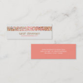 Fun Stripes Parties scintillant colorée Look Carte (Devant / Derrière)