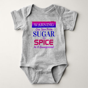 Fun Sugar to Spice Toddler of Baby Bodysuit