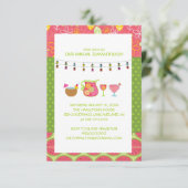 Fun Summer Cocktail Party - Uitnodigingen (Staand voorkant)