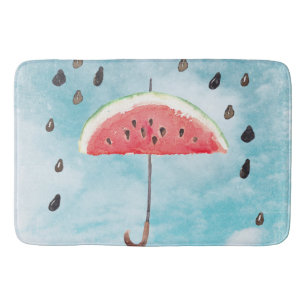 Fun Summer Fresh Melon Fruit Rain Badmat
