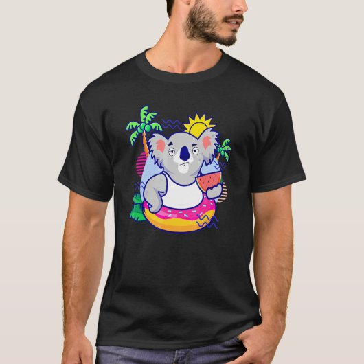Fun Summer Ice Cream I Melon Koala I T-shirt (Voorkant)