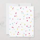 Fun Summer Swimming Pool Party Birthday  (Achterkant)