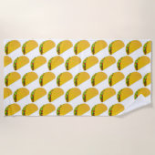 Fun Summer Taco Print Pattern Strandlaken (Voorkant)
