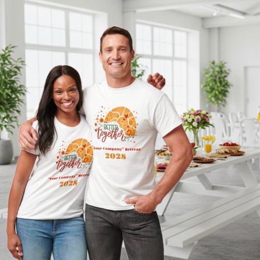 Fun Sun Retro Beter Samen Gepersonaliseerd Naam Ja T-shirt