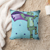 Fun Superheld Robot Sierkussen (Deken)